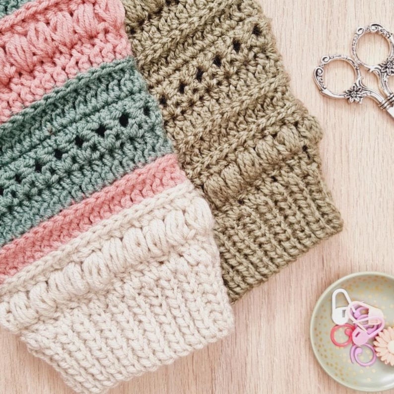 Textured Stripe Sweater Crochet Pattern