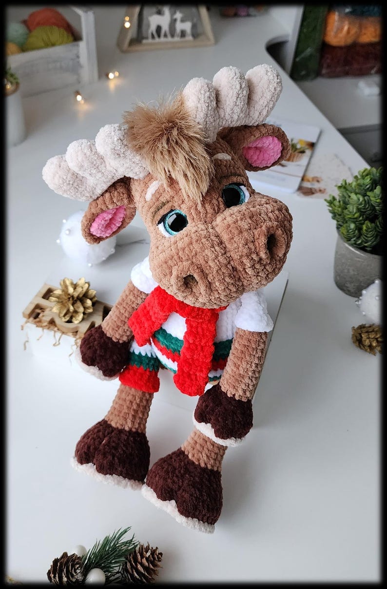 Christmas Reindeer Crochet Pattern