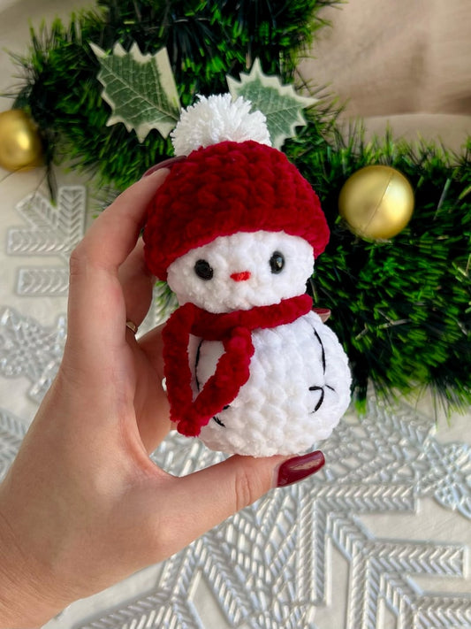 Mini Snowman Crochet Pattern