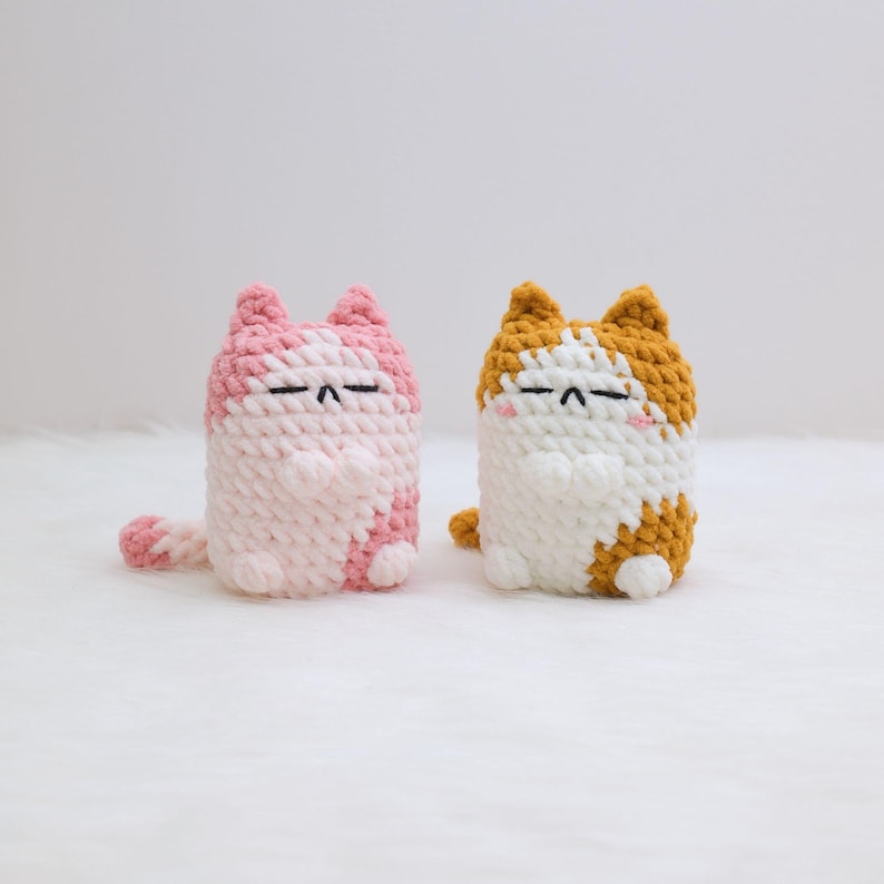 Pillow Cat Plushies Crochet Pattern