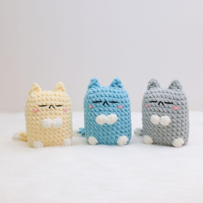 Pillow Cat Plushies Crochet Pattern