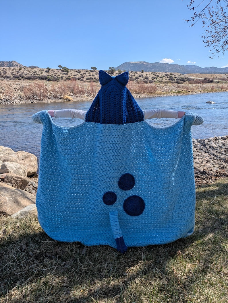 Bluey Hooded Blanket Crochet Pattern