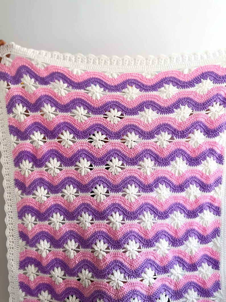 Wave Blanket Crochet Pattern