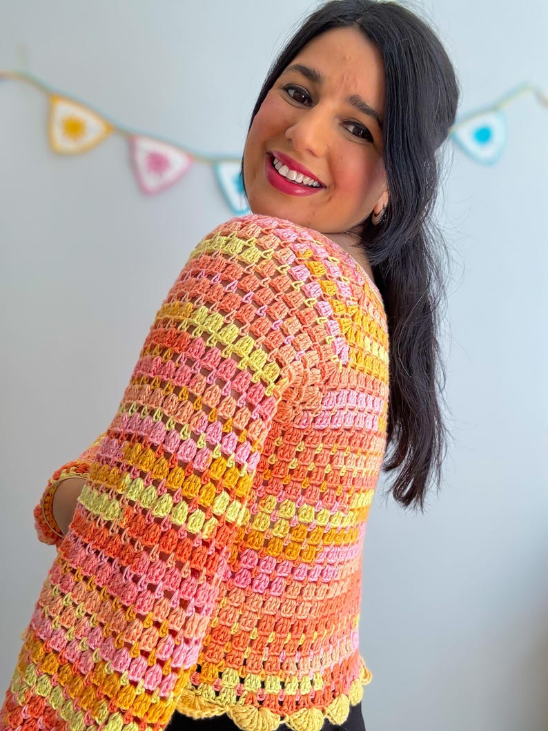 Confetti Cardigan Crochet Pattern