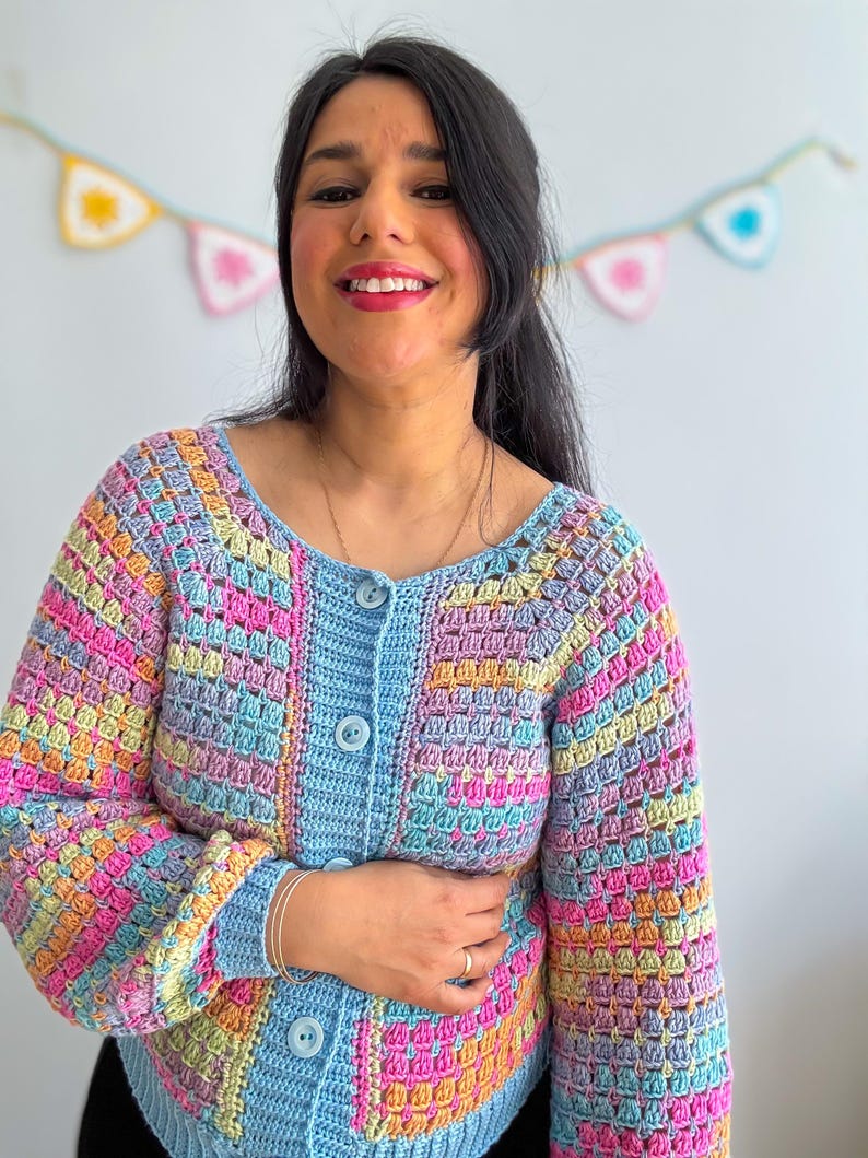 Confetti Cardigan Crochet Pattern