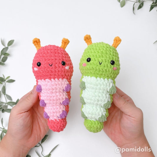 No-sew Caterpillar Crochet Pattern