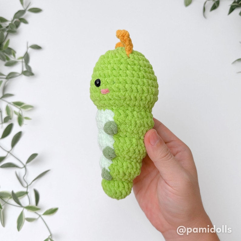 No-sew Caterpillar Crochet Pattern