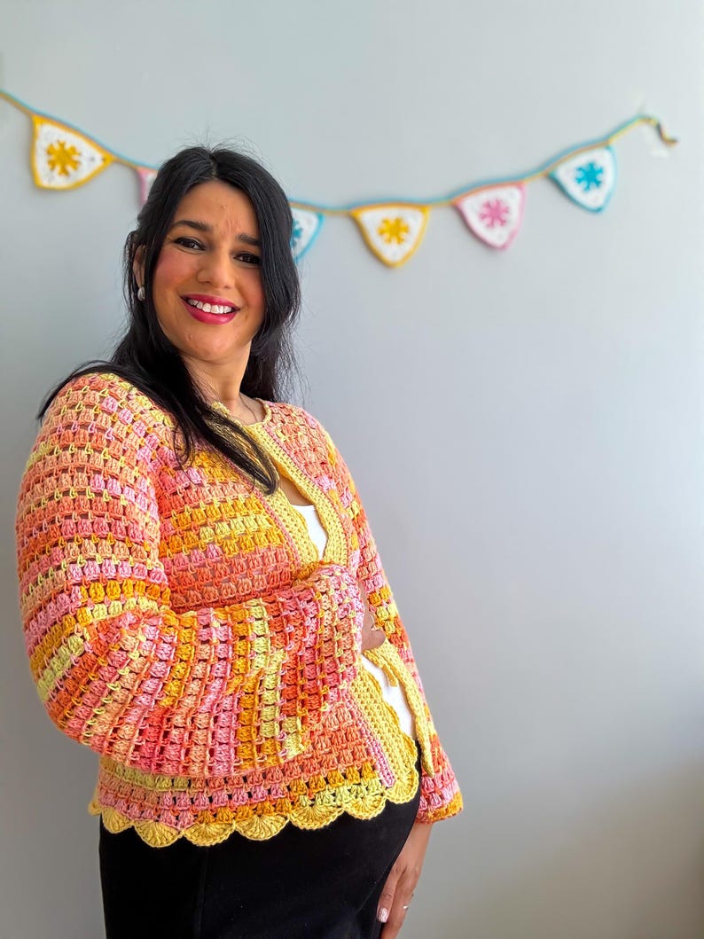 Confetti Cardigan Crochet Pattern