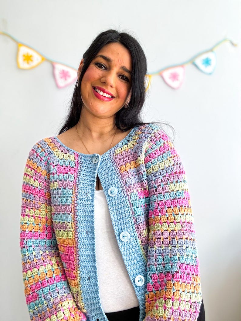 Confetti Cardigan Crochet Pattern