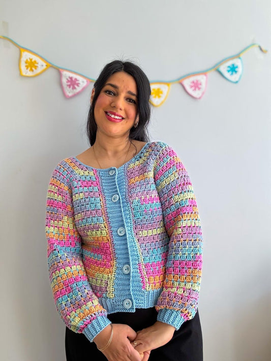 Confetti Cardigan Crochet Pattern