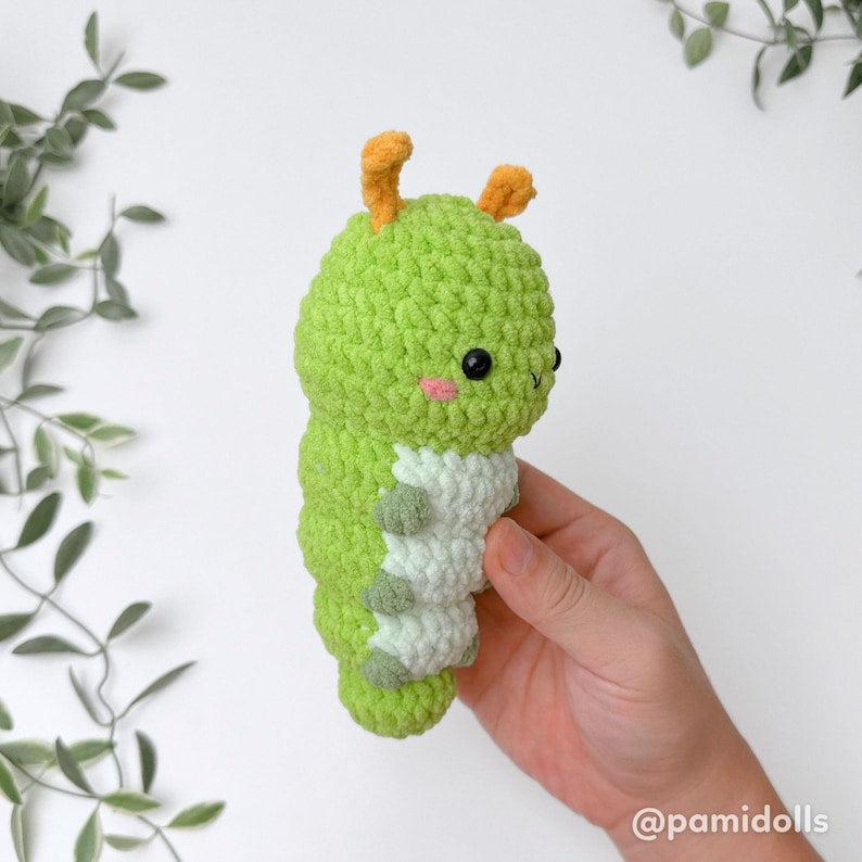 No-sew Caterpillar Crochet Pattern