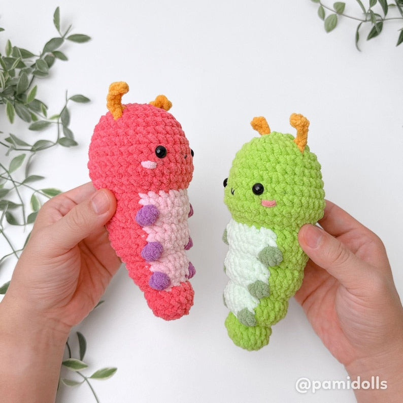 No-sew Caterpillar Crochet Pattern