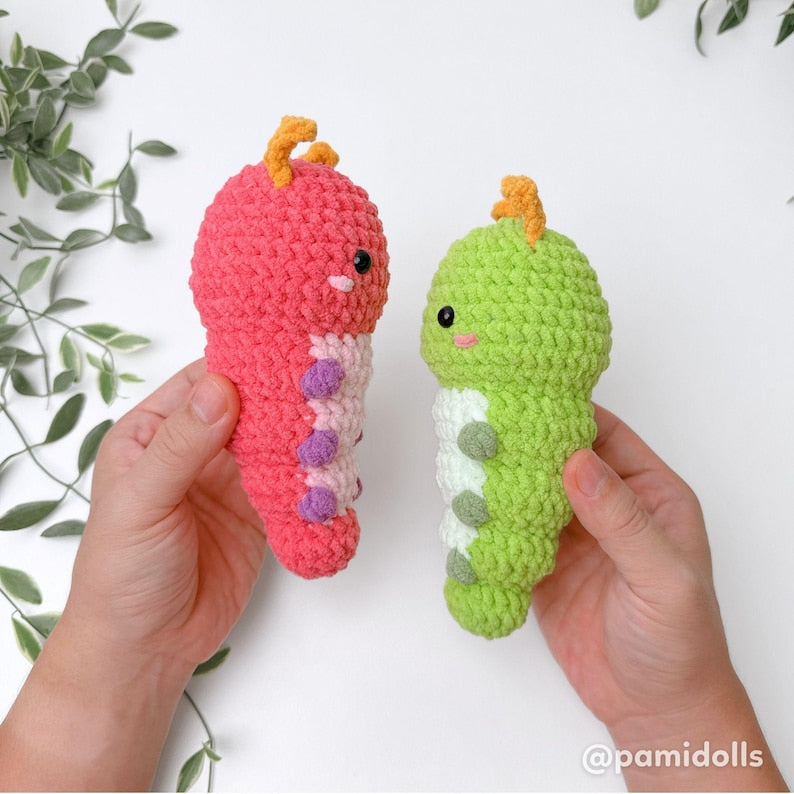 No-sew Caterpillar Crochet Pattern
