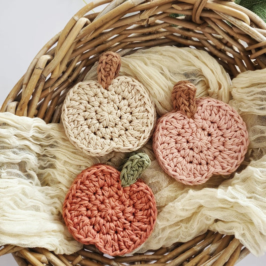 Pumpkin Coaster Crochet Pattern