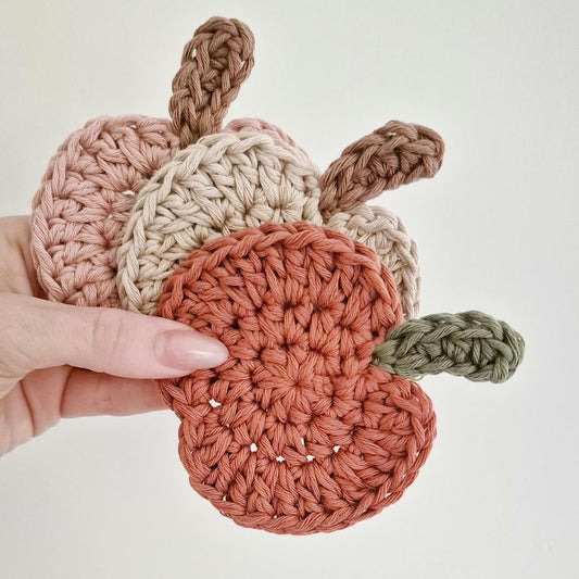 Pumpkin Coaster Crochet Pattern