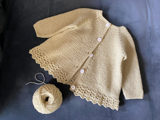 Kids Cardigan Crochet Pattern