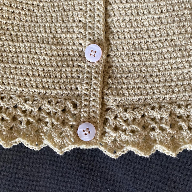 Kids Cardigan Crochet Pattern