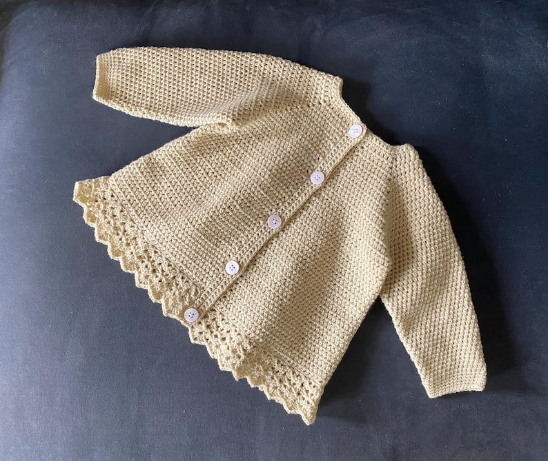Kids Cardigan Crochet Pattern