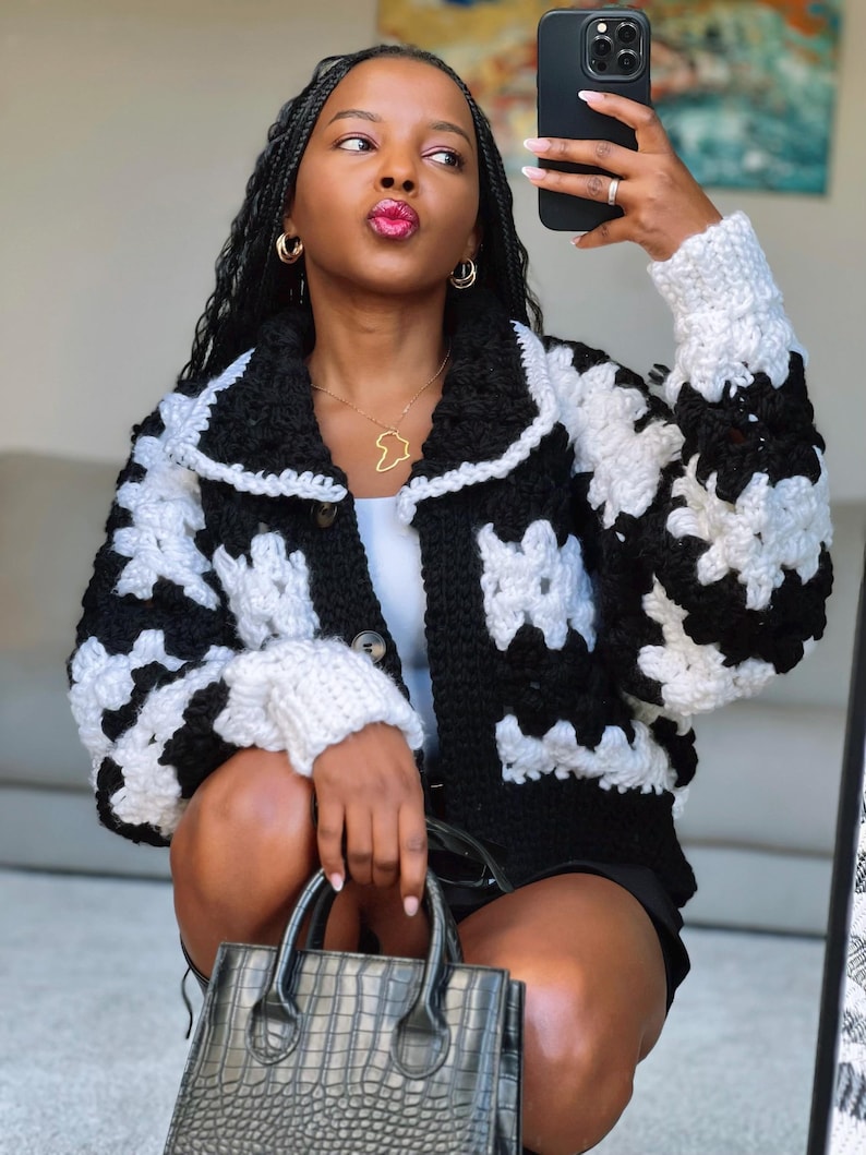 Chunky Cardigan Crochet Pattern