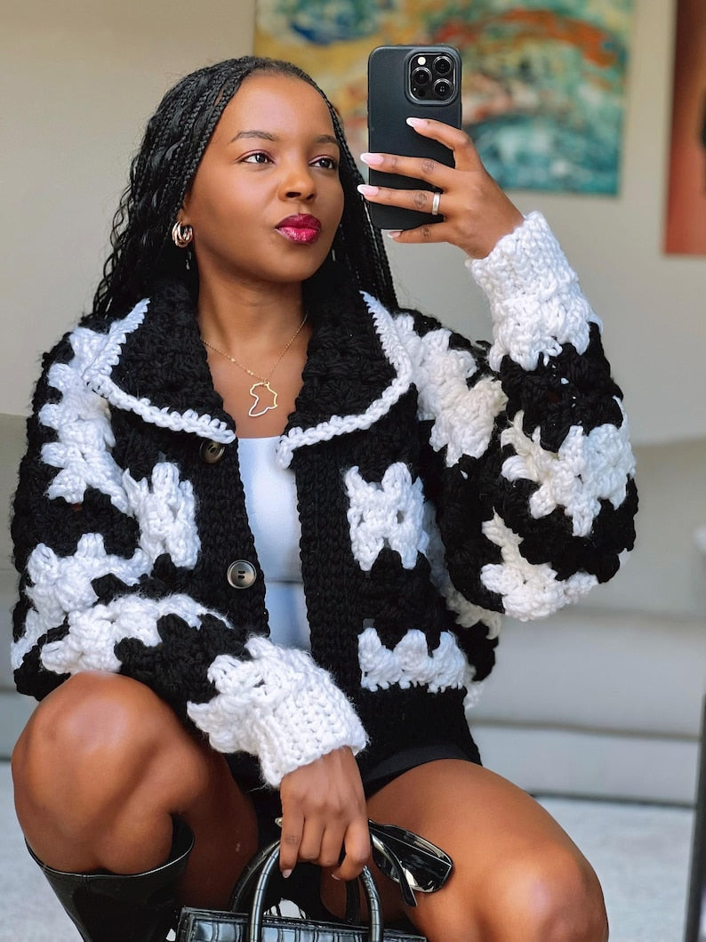 Chunky Cardigan Crochet Pattern