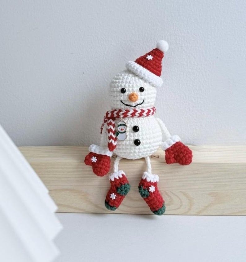 Christmas Snowman Crochet Pattern