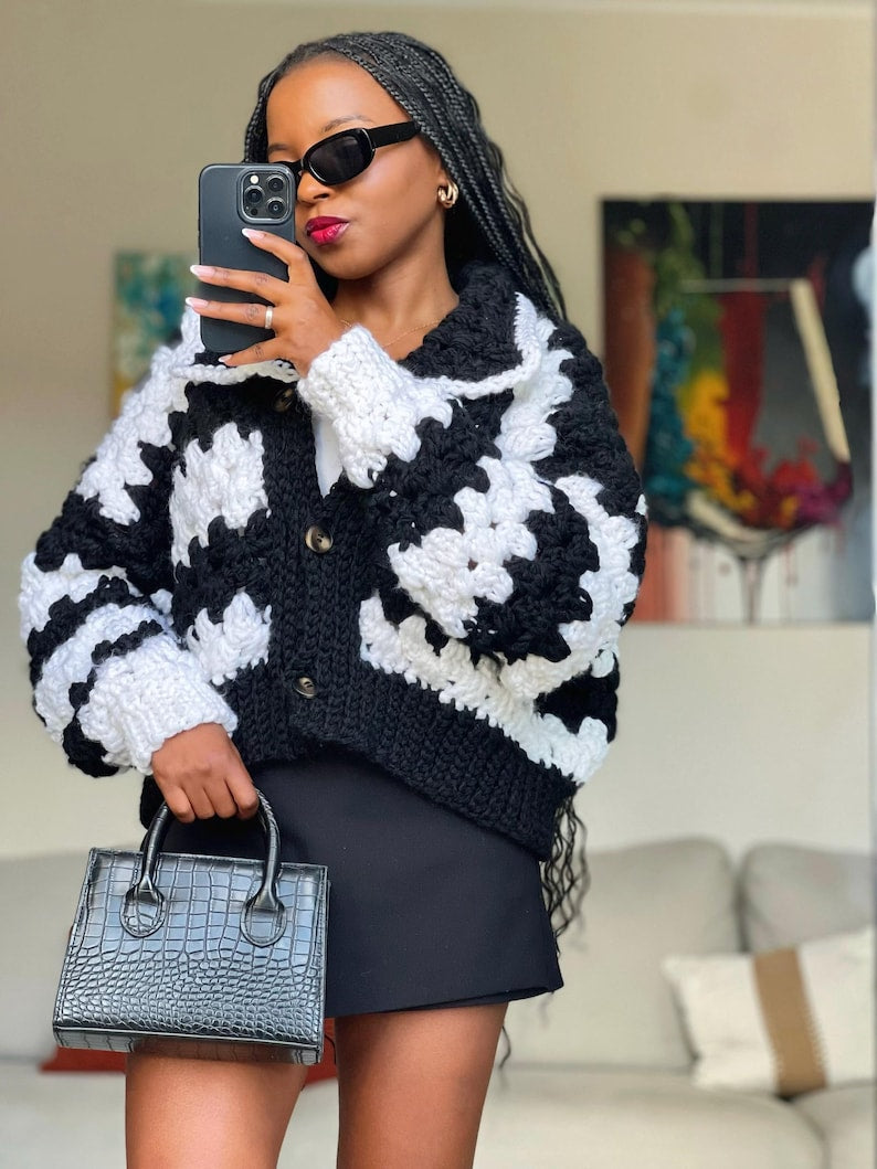 Chunky Cardigan Crochet Pattern