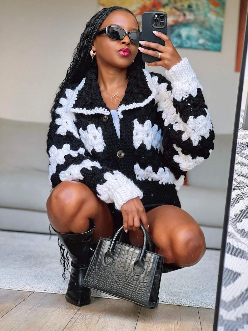 Chunky Cardigan Crochet Pattern