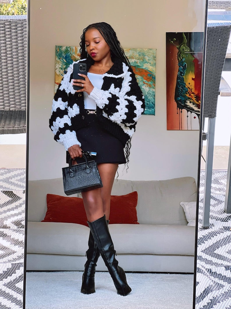 Chunky Cardigan Crochet Pattern