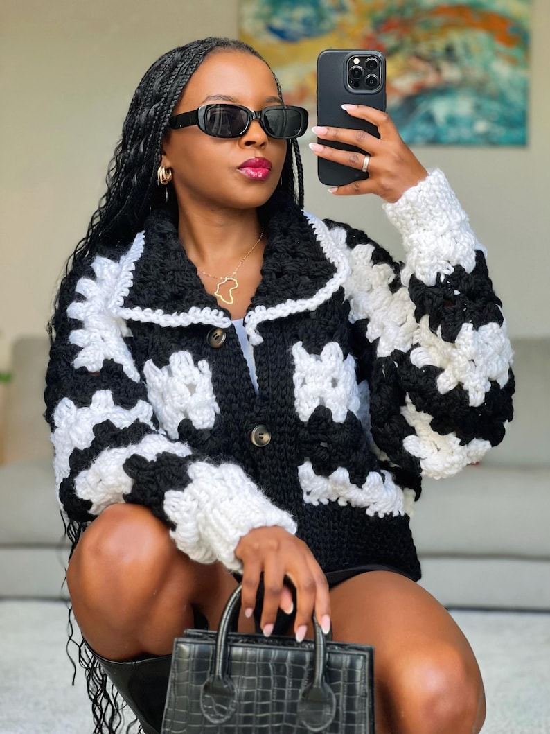 Chunky Cardigan Crochet Pattern