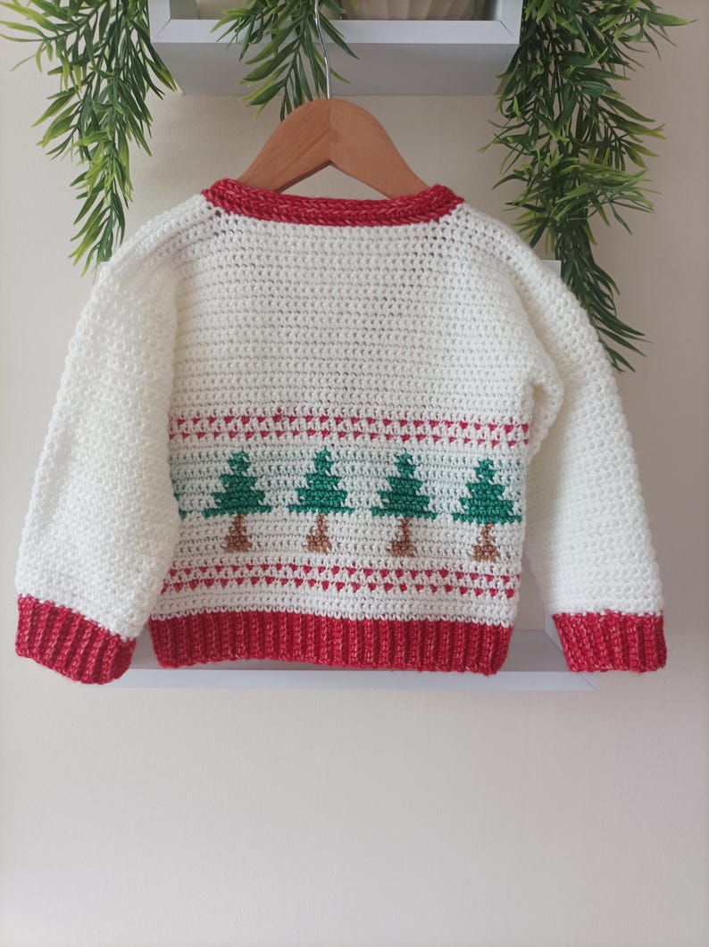 3-in-1 Christmas Cardigan Crochet Pattern