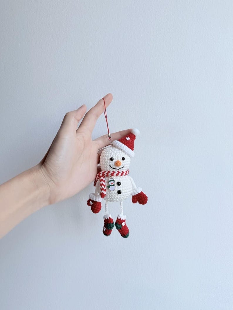 Christmas Snowman Crochet Pattern