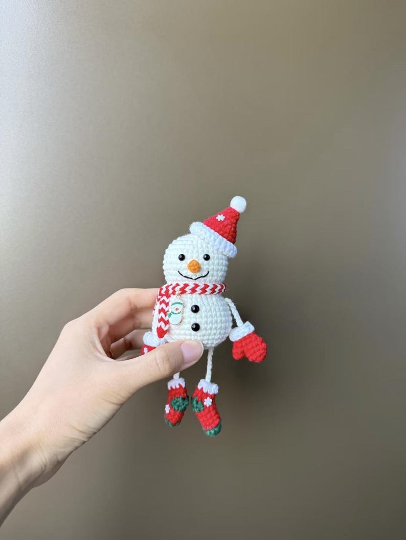 Christmas Snowman Crochet Pattern