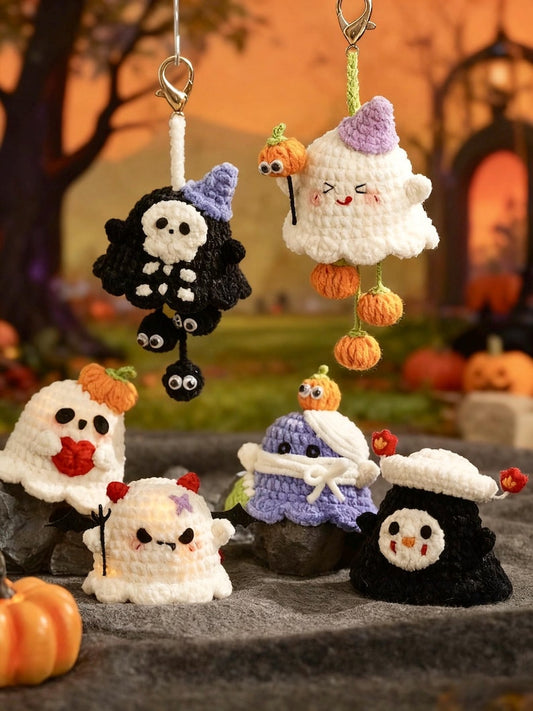 6-in-1 Halloween Ghost Crochet Pattern
