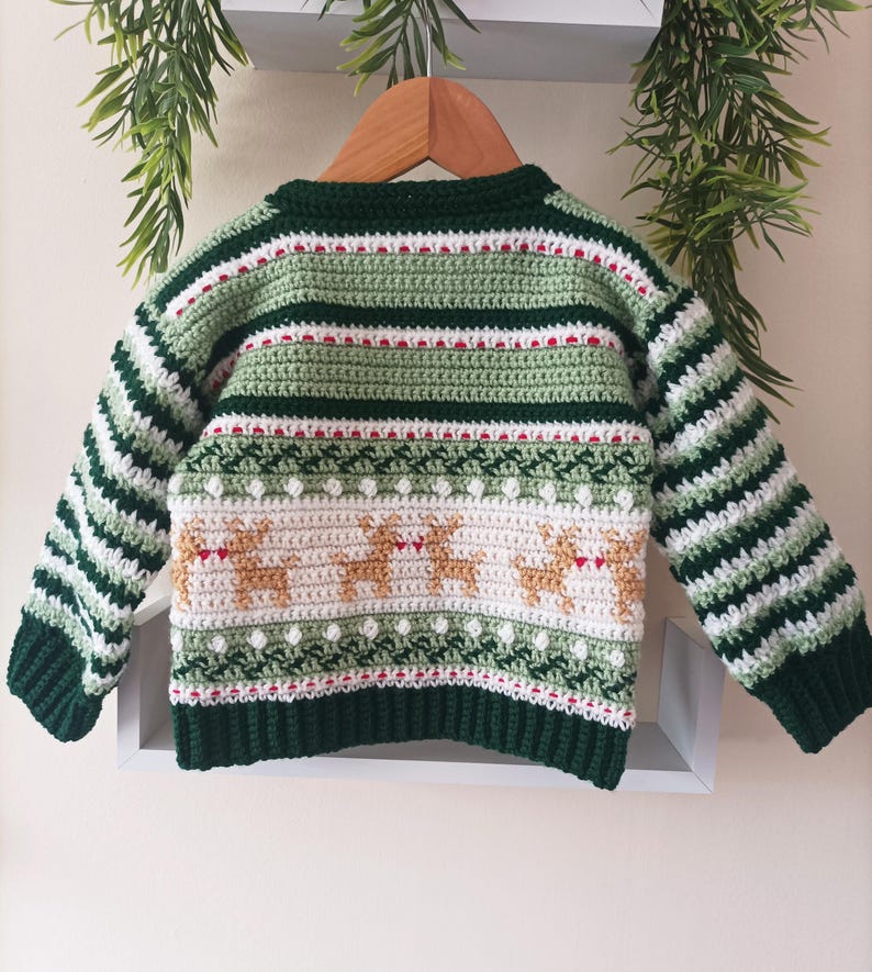 3-in-1 Christmas Cardigan Crochet Pattern