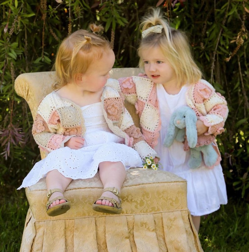 Kids Granny Cardigan Crochet Pattern