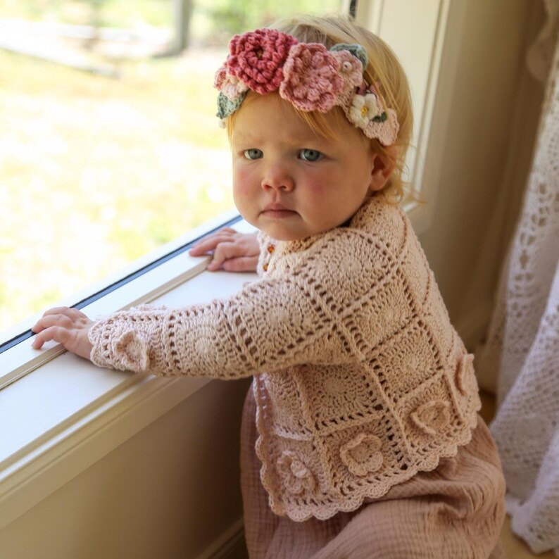Kids Granny Cardigan Crochet Pattern