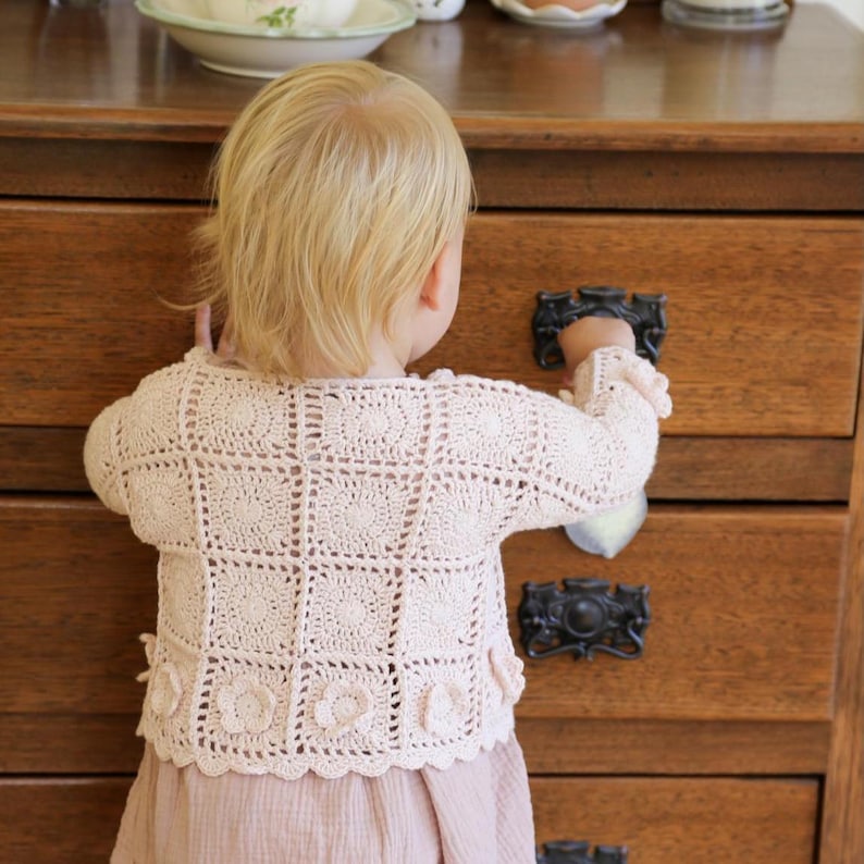 Kids Granny Cardigan Crochet Pattern
