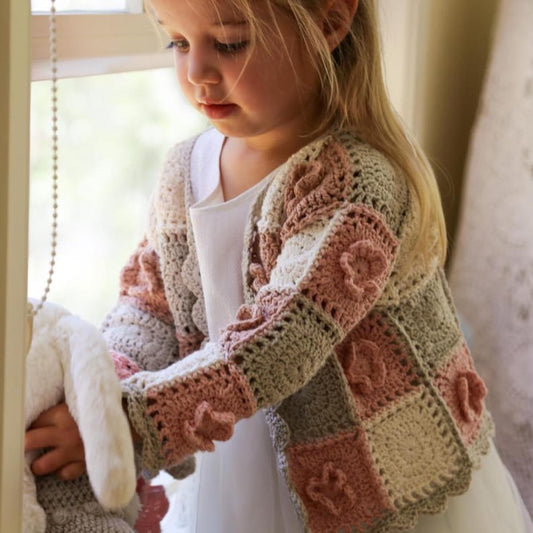 Kids Granny Cardigan Crochet Pattern