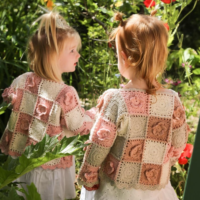 Kids Granny Cardigan Crochet Pattern