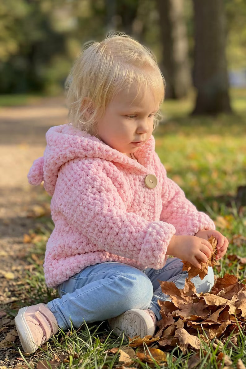 Bear Ear Hoodie Crochet Pattern