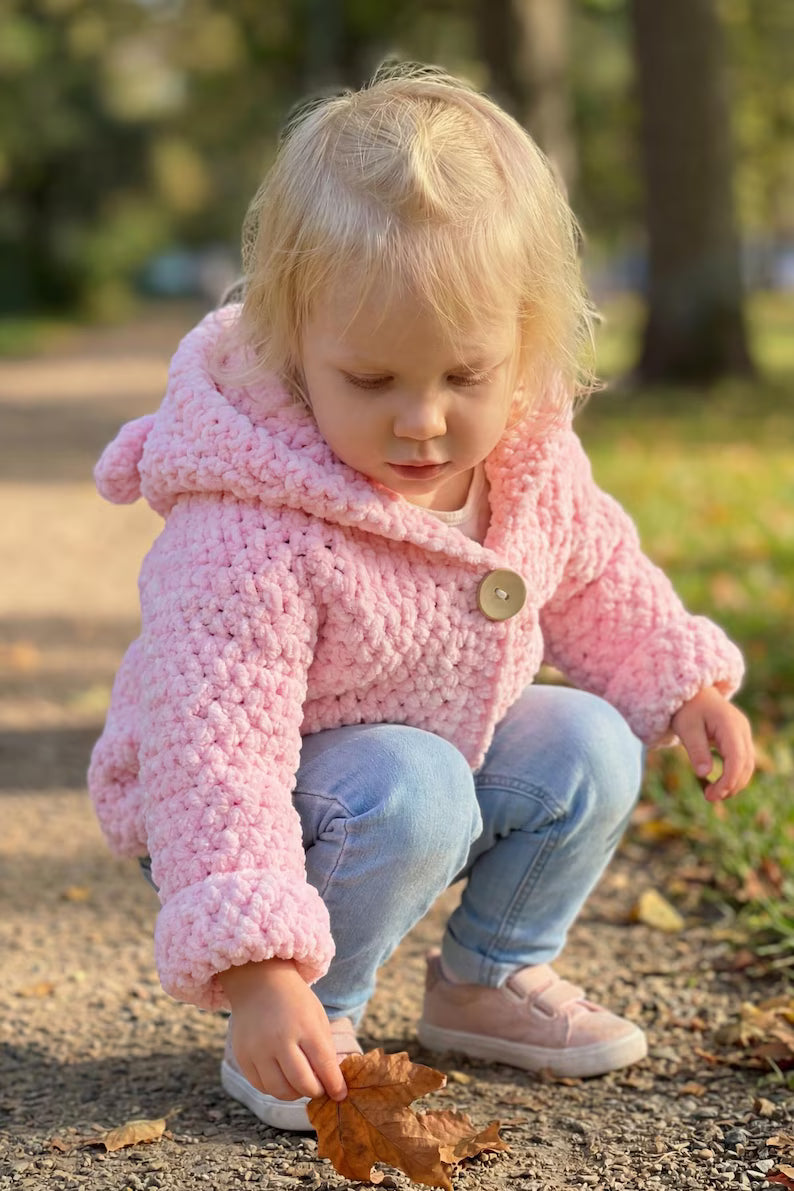 Bear Ear Hoodie Crochet Pattern