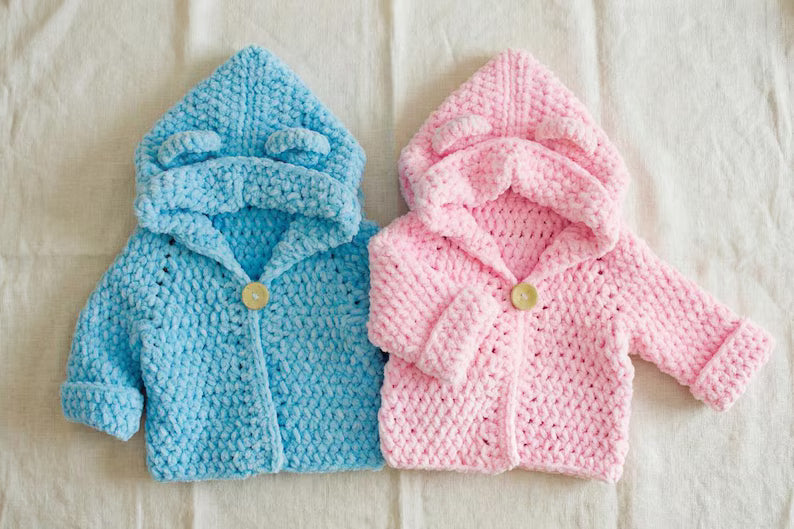 Bear Ear Hoodie Crochet Pattern