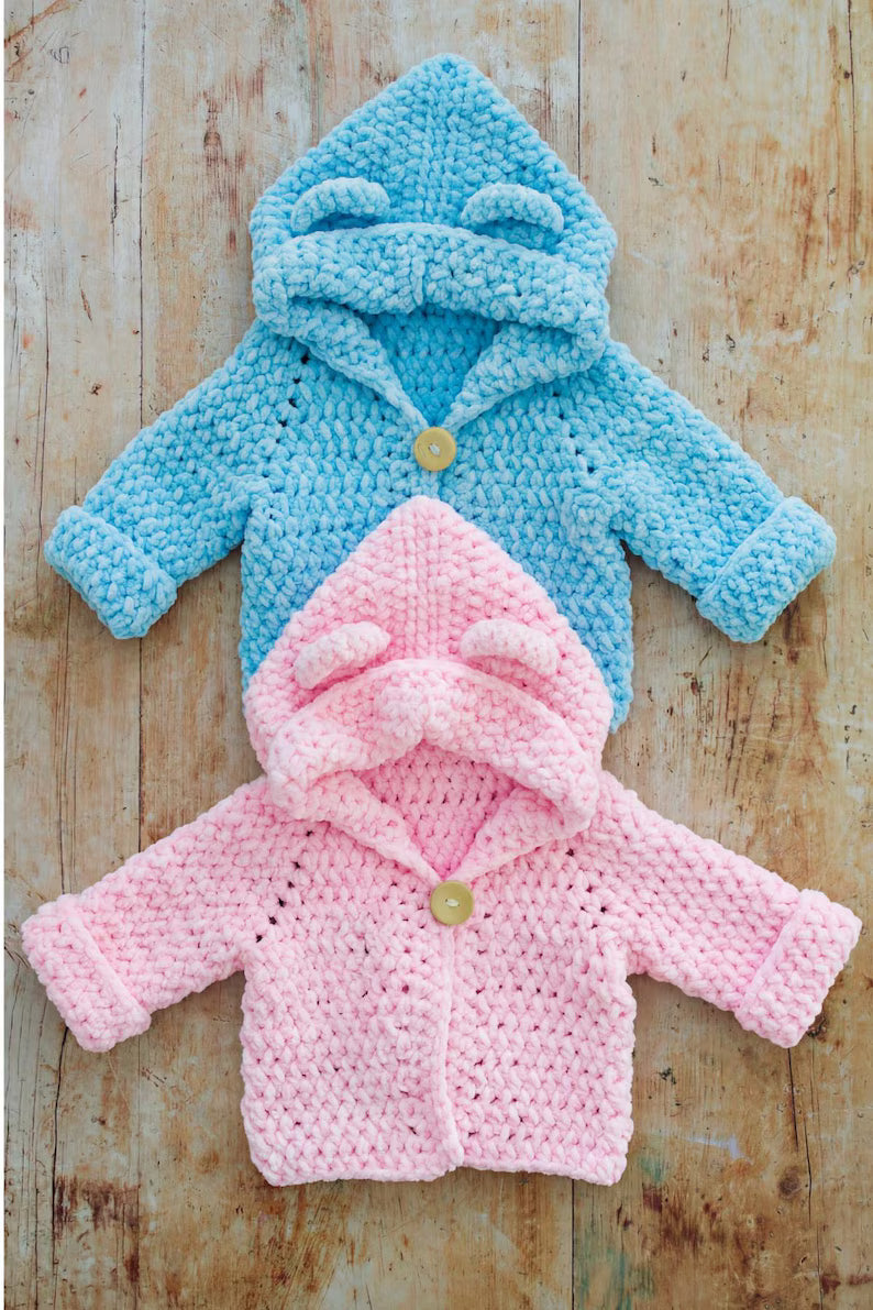 Bear Ear Hoodie Crochet Pattern