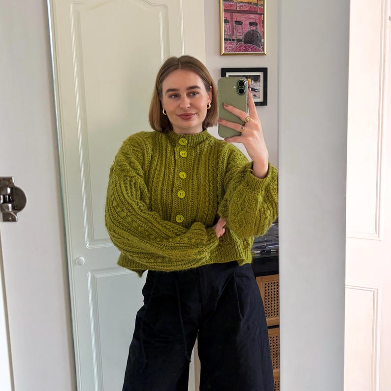 Cable Cardigan Crochet Pattern