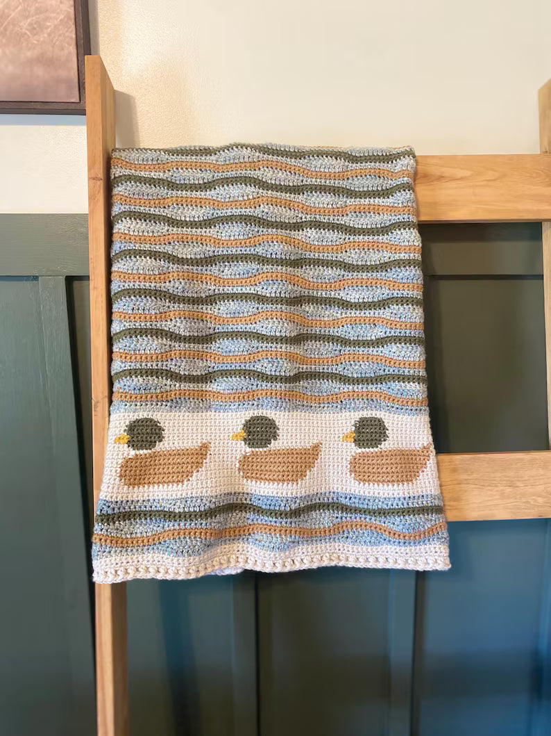 Baby Duck Blanket Crochet Pattern