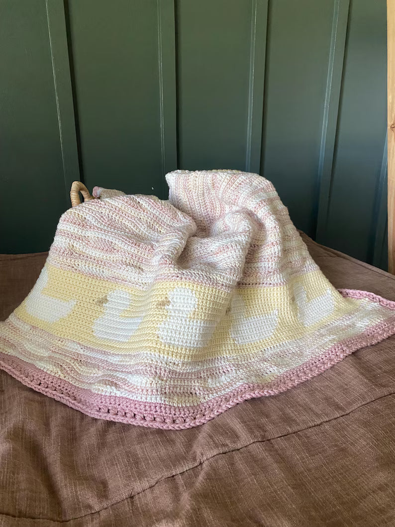 Baby Duck Blanket Crochet Pattern