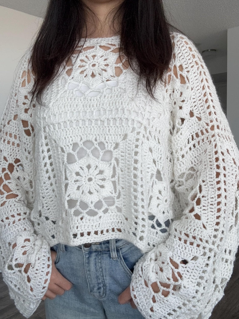 Floral Top Crochet Pattern