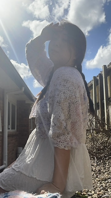 Tie Front Cardigan Crochet Pattern