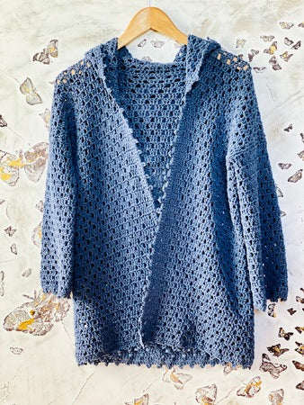 Blue Jeans Hoodie Crochet Pattern