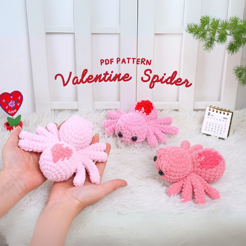 Valentine Spider Crochet Pattern